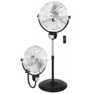 Ventilador 2 en 1 orbegozo pws 3050/ pie/ pared/ 120w/ aspas 50cm/ 3 velocidades