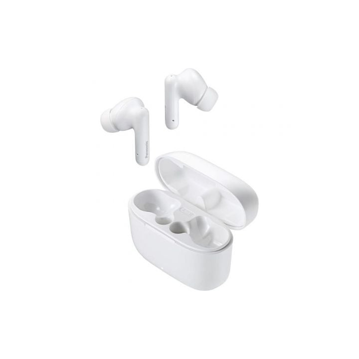Auriculares bluetooth panasonic rz-b110w con estuche de carga/ autonomía 6h/ blancos