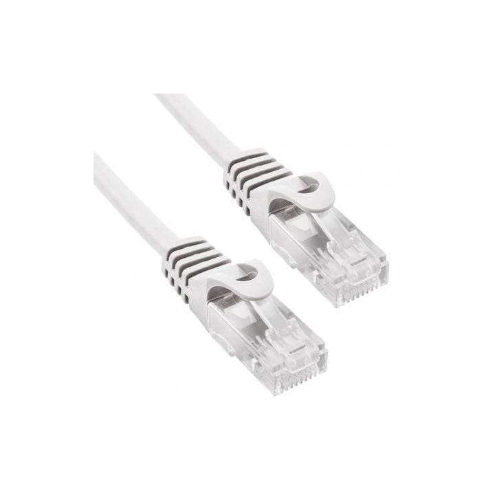 Cable de red rj45 utp phasak phk 1552 cat.6/ 25cm/ gris