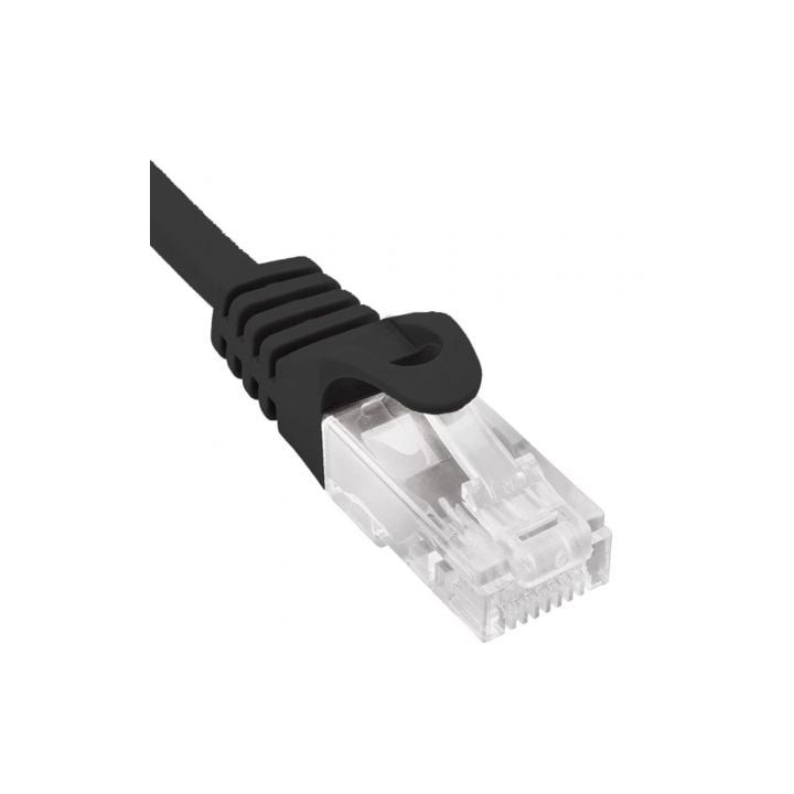Cable de red rj45 utp phasak phk 1750 cat.6/ 50cm/ negro