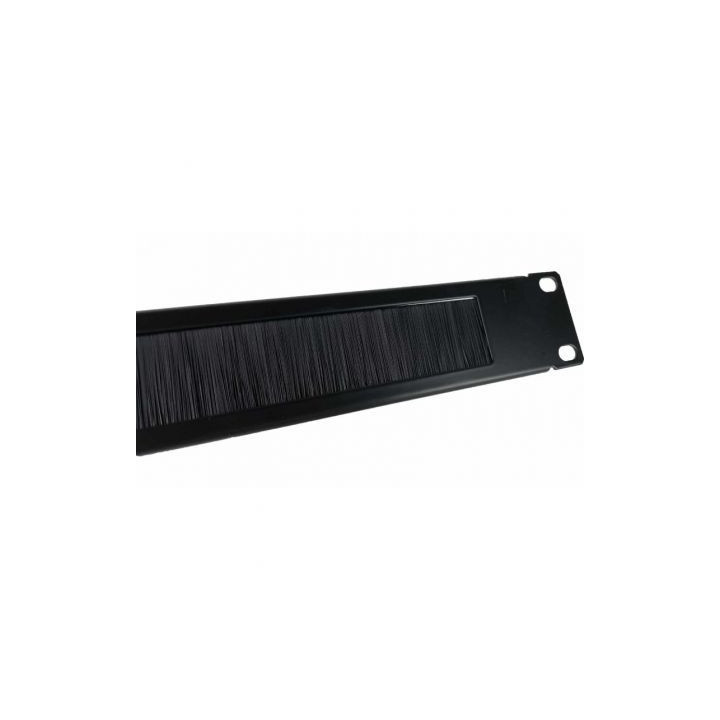 Panel guía cables con cepillo para rack 19' phasak pa 1901/ altura 1u