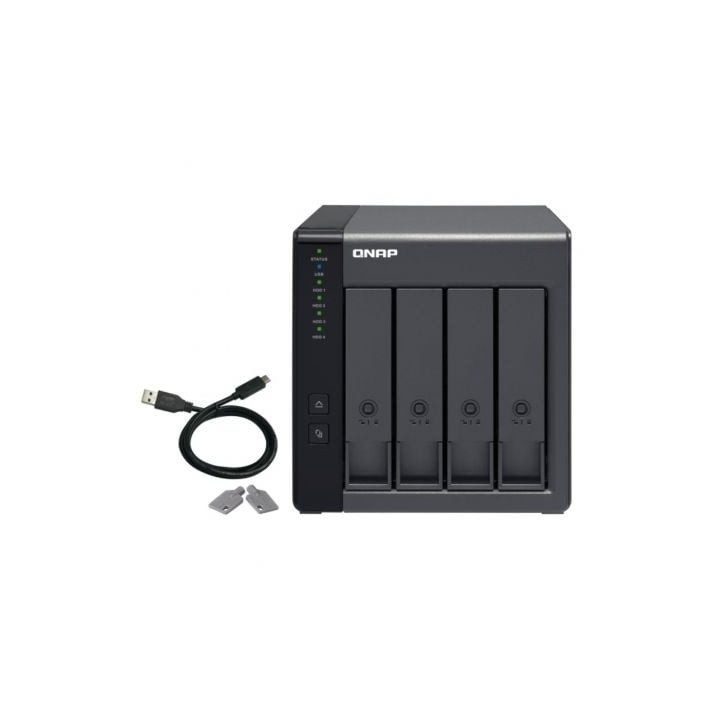 Das qnap tr-004/ 4 bahías 3.5'- 2.5'/ formato torre