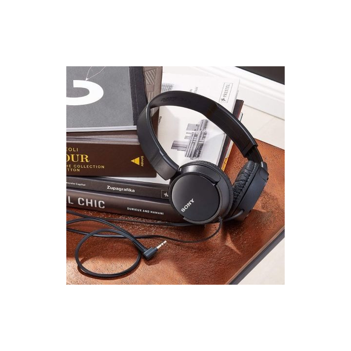 Auriculares sony mdr-zx110b/ jack 3.5/ negros