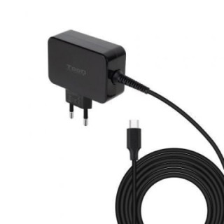 Cargador de portátil gan tooq tqlc-usbcgan65pd usb tipo-c/ 65w/ automático/ voltaje 5-20v