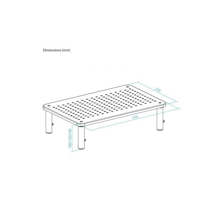 Soporte para monitor tooq tqmr081/ hasta 20kg