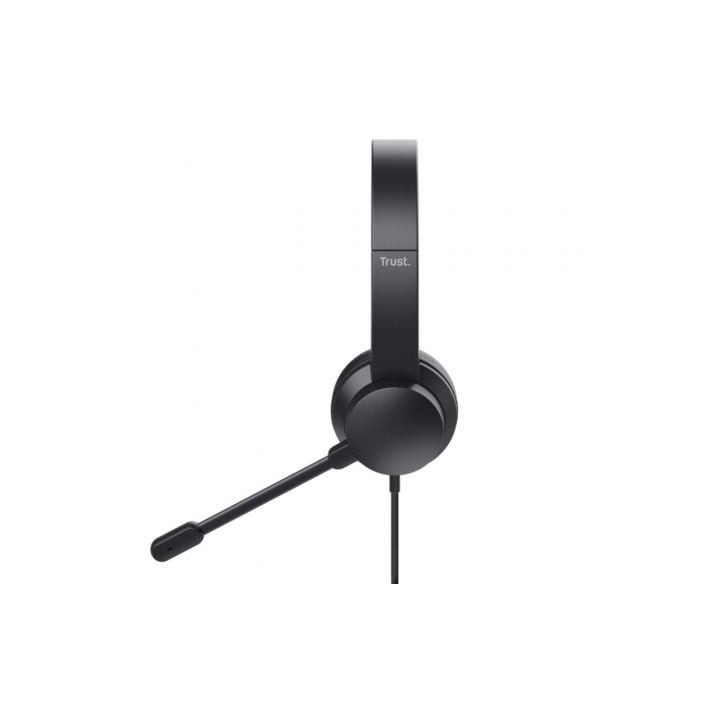 Auriculares trust ayda/ con micrófono/ usb/ negros
