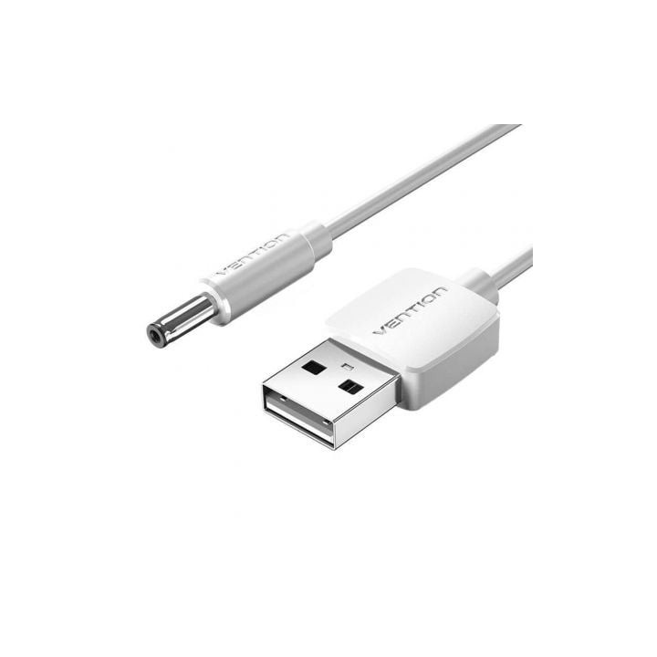 Cable alimentación vention cexwf/ usb macho - dc 3.5mm macho/ 1m/ blanco