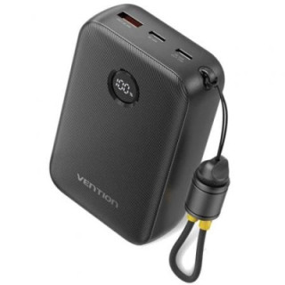 Powerbank 20000mah vention fkbb0-c/ 22.5w/ negra/ incluye cable usb tipo-c