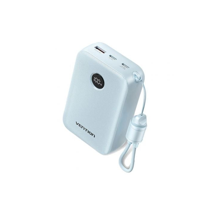 Powerbank 20000mah vention fkbl0-c/ 22.5w/ azul/ incluye cable usb tipo-c