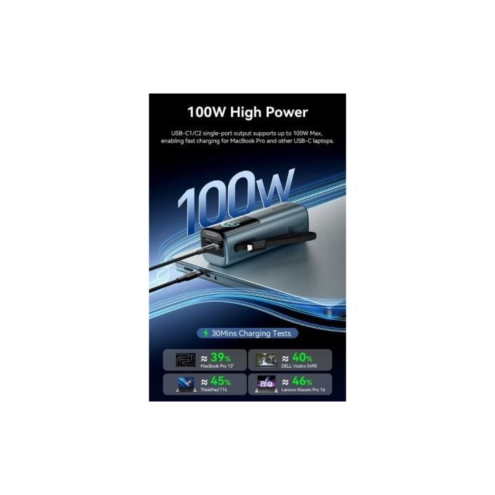 Powerbank 20000mah vention fkfh0/ 165w/ gris/ incluye cable usb tipo-c