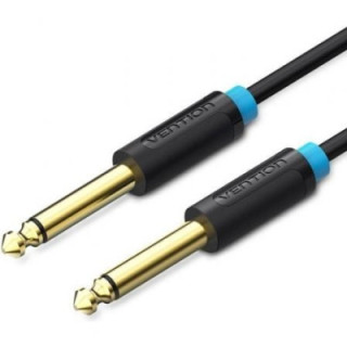 Cable mono vention baabh/ jack 6.5 macho - jack 6.5 macho/ 2m/ negro