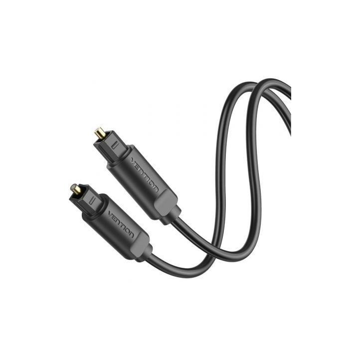 Cable de audio de fibra óptica vention baebf/ 1m/ negro