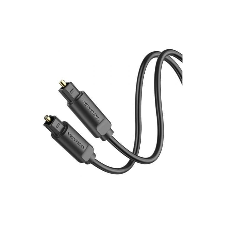 Cable de audio de fibra óptica vention baebi/ 3m/ negro