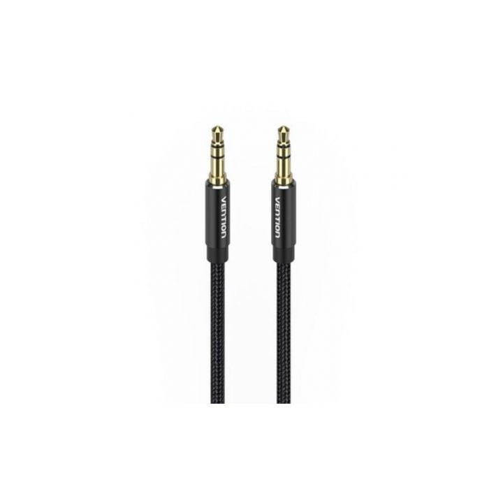 Cable estéreo vention bawbi/ jack 3.5 macho - jack 3.5 macho/ 3m/ negro