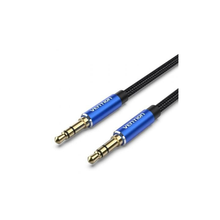 Cable estéreo vention bawld/ jack 3.5 macho - jack 3.5 macho/ 50cm/ azul