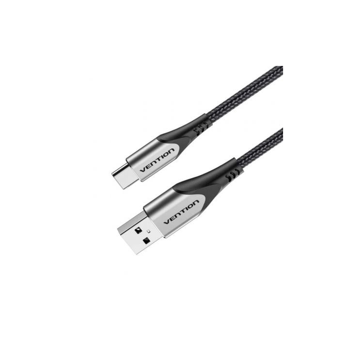 Cable usb 2.0 tipo-c vention codhf/ usb macho - usb tipo-c macho/ 480mbps/ 1m/ gris