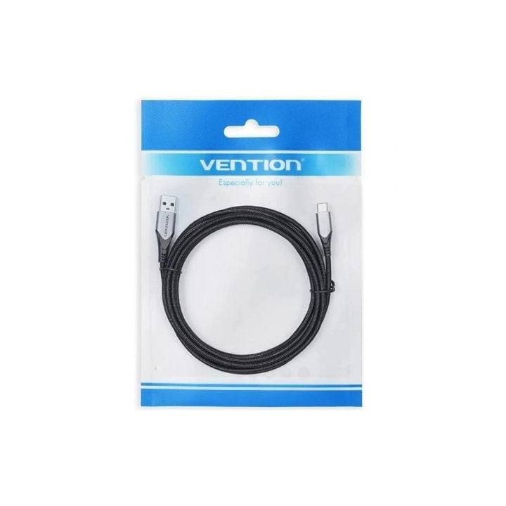 Cable usb 2.0 tipo-c vention cokbc/ usb macho - usb tipo-c macho/ 480mbps/ 25cm/ gris