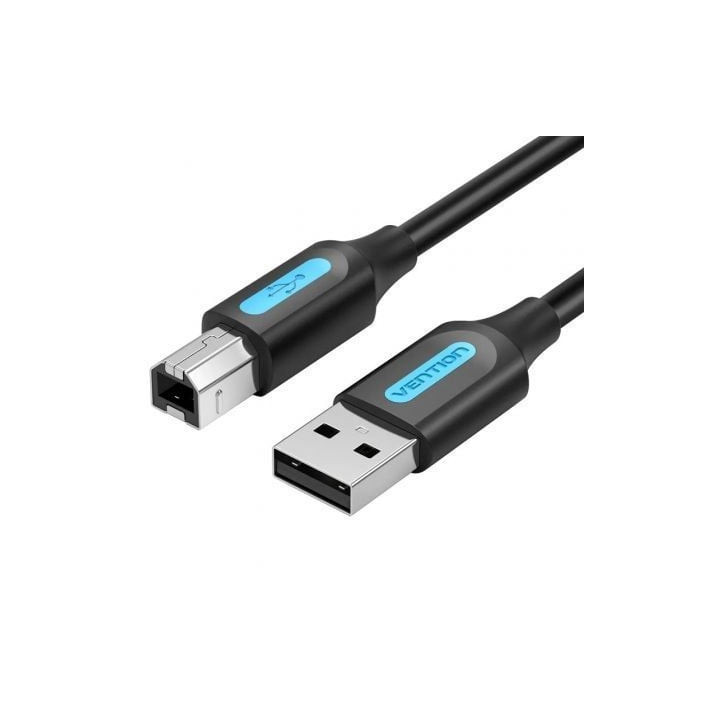 Cable usb 2.0 impresora vention coqbj/ usb tipo-b macho - usb macho/ 480mbps/ 5m/ negro