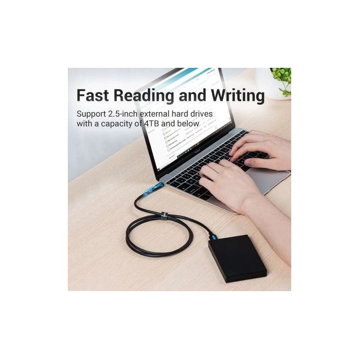 Cable usb 3.0 vention cqabd/ microusb macho - usb tipo-c macho/ 5gbps/ 50cm/ negro