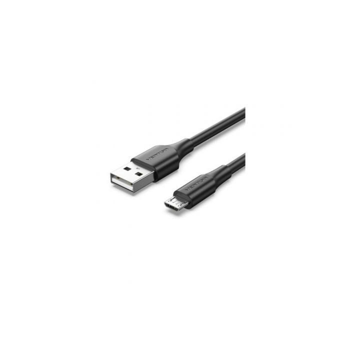 Cable usb 2.0 vention ctibh/ usb macho - microusb macho/ hasta 60w/ 480mbps/ 2m/ negro
