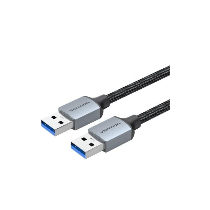 Cable usb 3.0 vention ctshf/ usb macho - usb macho/ 5gbps/ 1m/ negro