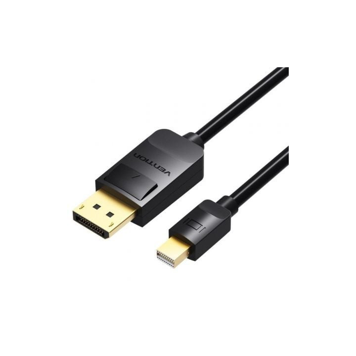 Cable displayport vention haabg/ mini displayport macho - displayport macho/ 1.5m/ negro