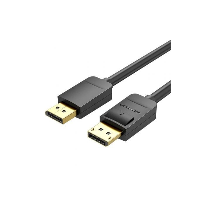 Cable displayport 1.2 4k vention hacbh/ displayport macho - displayport macho/ 2m/ negro