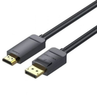Cable conversor vention hagbf/ displayport macho - hdmi 4k macho/ 1m/ negro