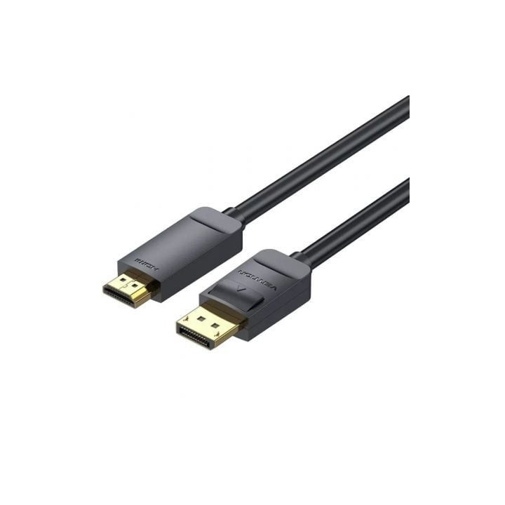 Cable conversor vention hagbg/ displayport macho - hdmi 4k macho/ 1.5m/ negro