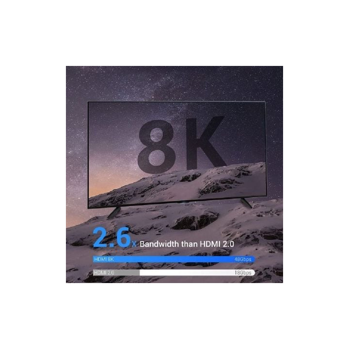 Cable hdmi 2.1 8k vention alglf/ hdmi macho - hdmi macho/ 1m/ azul