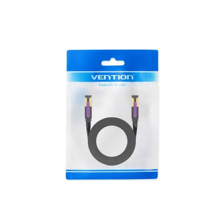 Cable de red rj45 stp vention icabj cat.7/ 5m/ negro