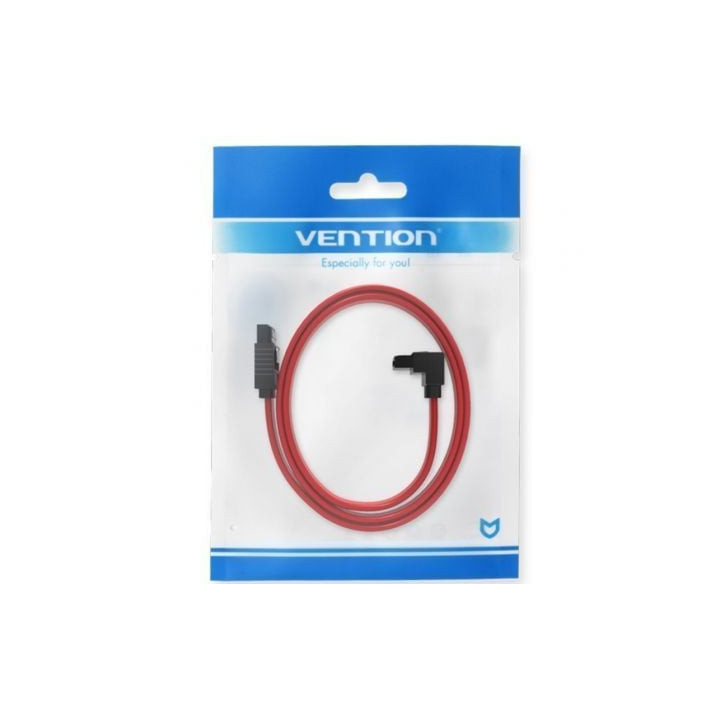 Cable sata vention kddrd/ sata hembra - sata hembra/ 50cm/ rojo