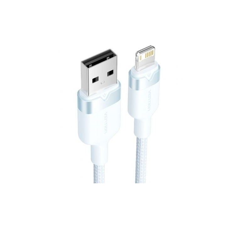 Cable usb 2.0 lightning vention lansf/ usb macho - lightning macho/ 480mbps/ 1m/ azul