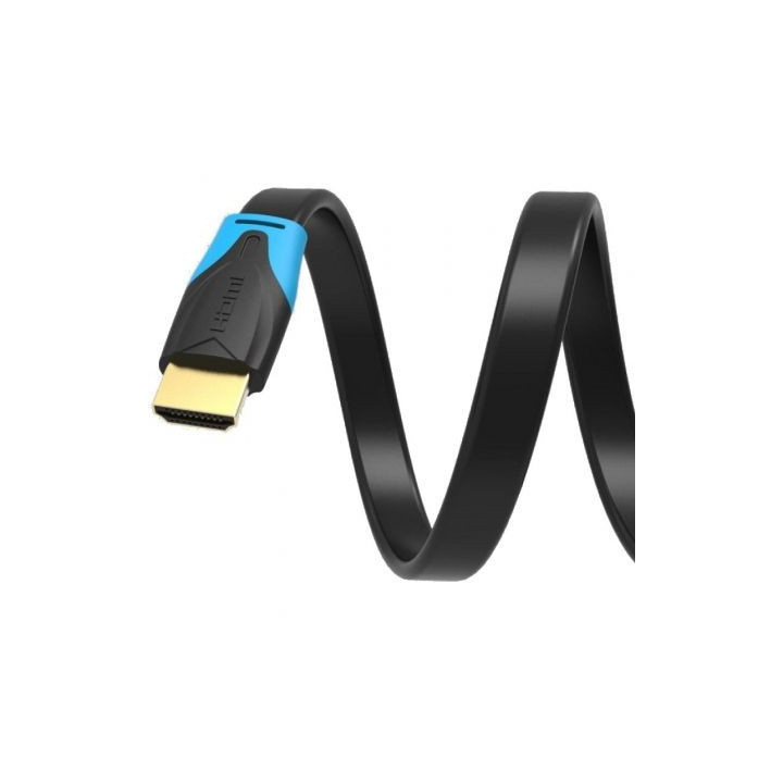Cable hdmi 2.0 4k vention vaa-b02-l100/ hdmi macho - hdmi macho/ 1m/ negro