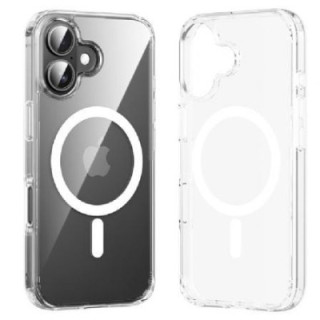 Funda dura con magsafe vention kugt0-40/ compatible con iphone 16 pro max/ transparente