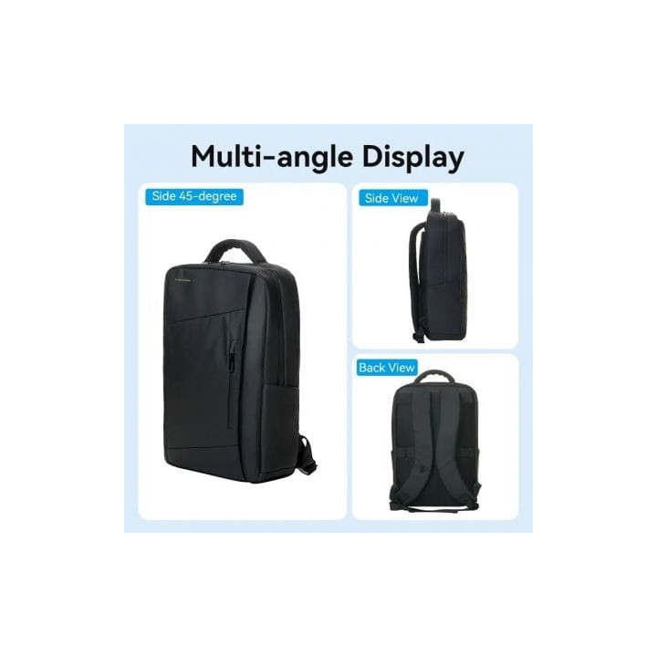 Mochila vention krrb0 para portátiles hasta 15.6'/ 20l/ impermeable/ negra