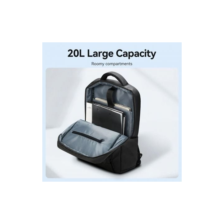 Mochila vention krrb0 para portátiles hasta 15.6'/ 20l/ impermeable/ negra