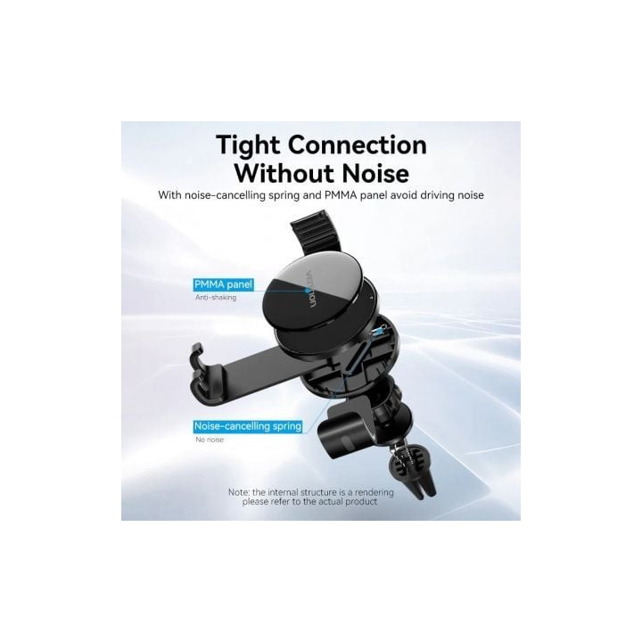 Soporte de smartphone para coche vention kcsb0/ negro