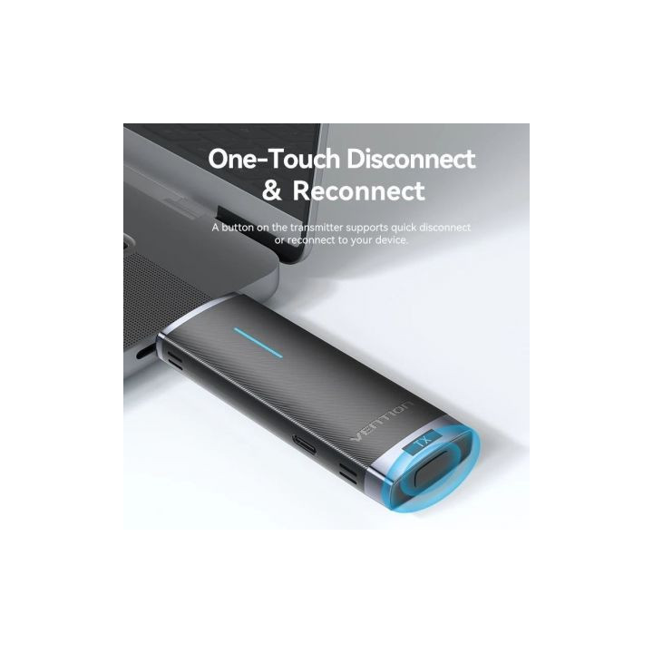 Adaptador de vídeo inalámbrico hdmi a hdmi vention adcl0