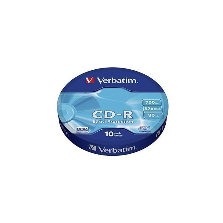 Cd-r verbatim datalife 52x/ tarrina-10uds