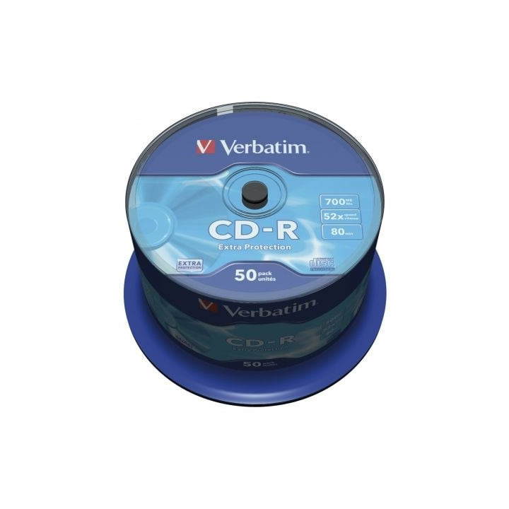 Cd-r verbatim datalife 52x/ tarrina-50uds