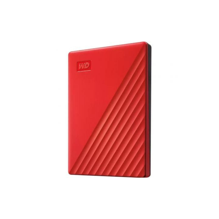 Disco externo western digital my passport 4tb/ 2.5'/ usb 3.2/ rojo