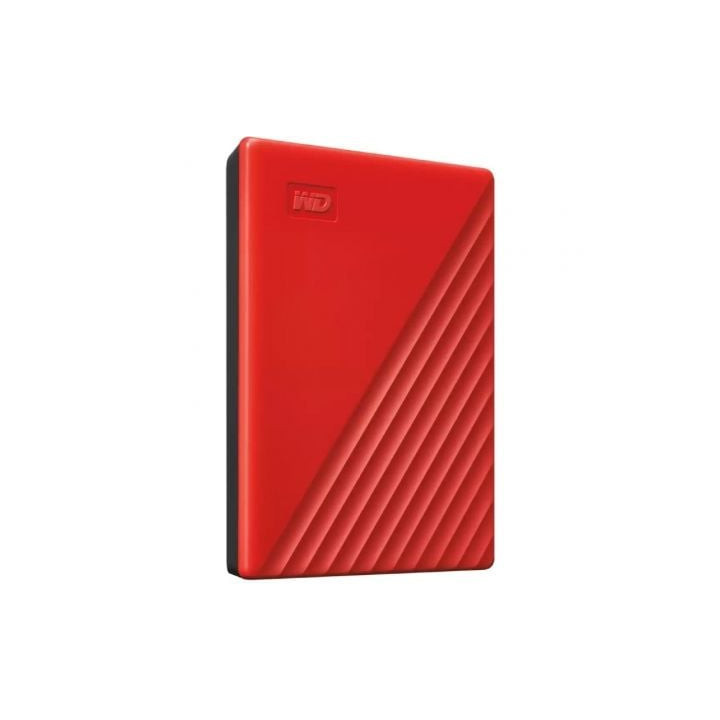 Disco externo western digital my passport 4tb/ 2.5'/ usb 3.2/ rojo
