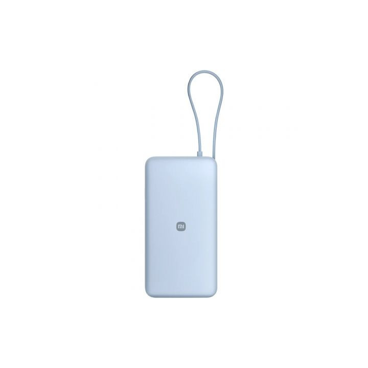 Powerbank 20000mah xiaomi 67w power bank integrated cable/ 67w/ azul/ incluye cable usb tipo-c