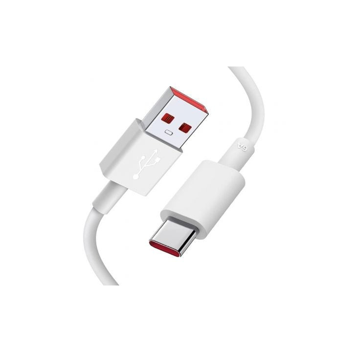 Cable usb xiaomi 6a type-a to type-c/ usb macho - usb tipo-c macho/ 1m/ blanco