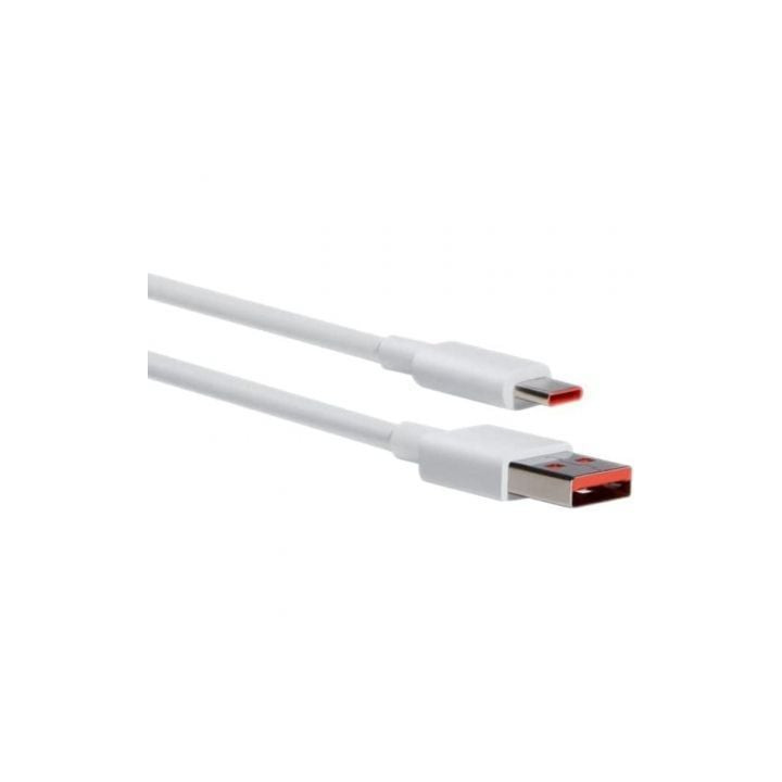 Cable usb xiaomi 6a type-a to type-c/ usb macho - usb tipo-c macho/ 1m/ blanco