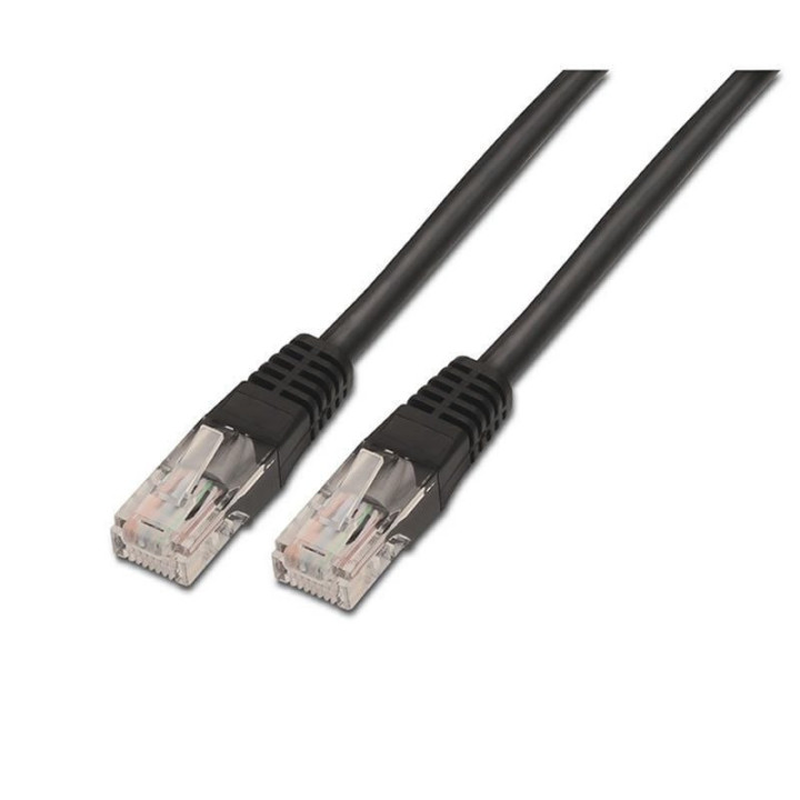 Cable de red rj45 utp aisens a133-0203 cat.5e/ 1m/ negro
