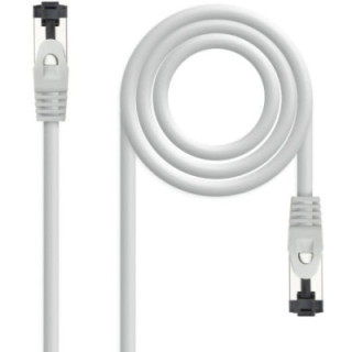 Cable de red rj45 sstp nanocable 10.20.2002 cat.8.1/ 2m/ gris