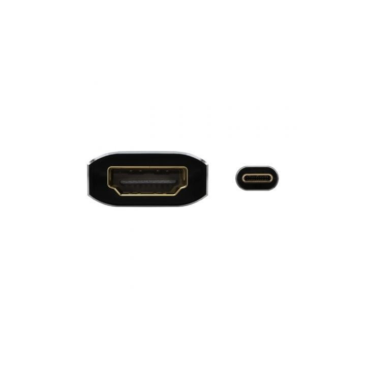 Conversor hdmi 4k 60hz aisens a109-0683/ hdmi hembra - usb tipo-c macho/ 15cm/ gris