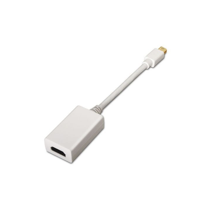 Conversor aisens a125-0138/ mini displayport macho - hdmi hembra/ 15cm/ blanco
